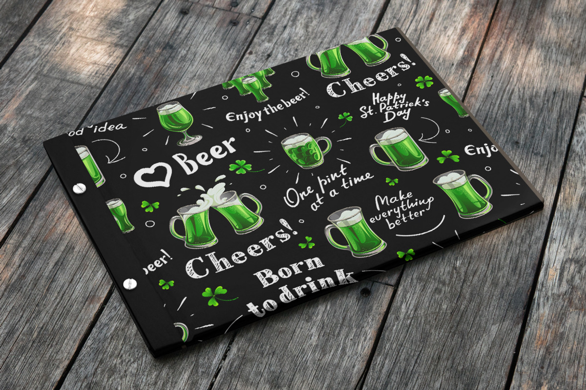 Green Beer. Patterns, a Pattern Graphic by Yulia Ogneva (Photo 6 of 6)