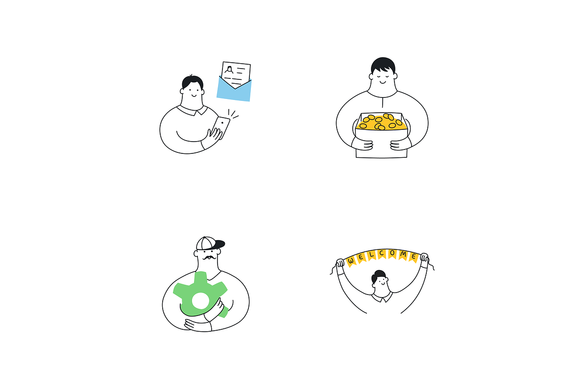 42 Minimal Business Illustrations, an Illustration by BadBrother (Photo 9 of 17)