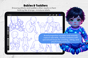 Kids Procreate Body Poses Stamps, a Brush Add-On by Selentaori Studio (Thumbnail 5 of 11)