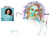 Neon Abstract Portrait FX, an Action Add-On by Studio Retouch (Thumbnail 13 of 13)