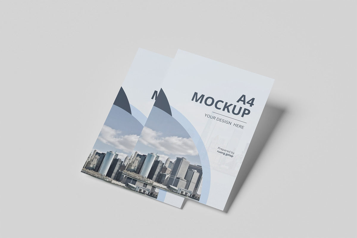 A4 BROCHURE, a Brochure Template by kebunmockup (Photo 4 of 5)