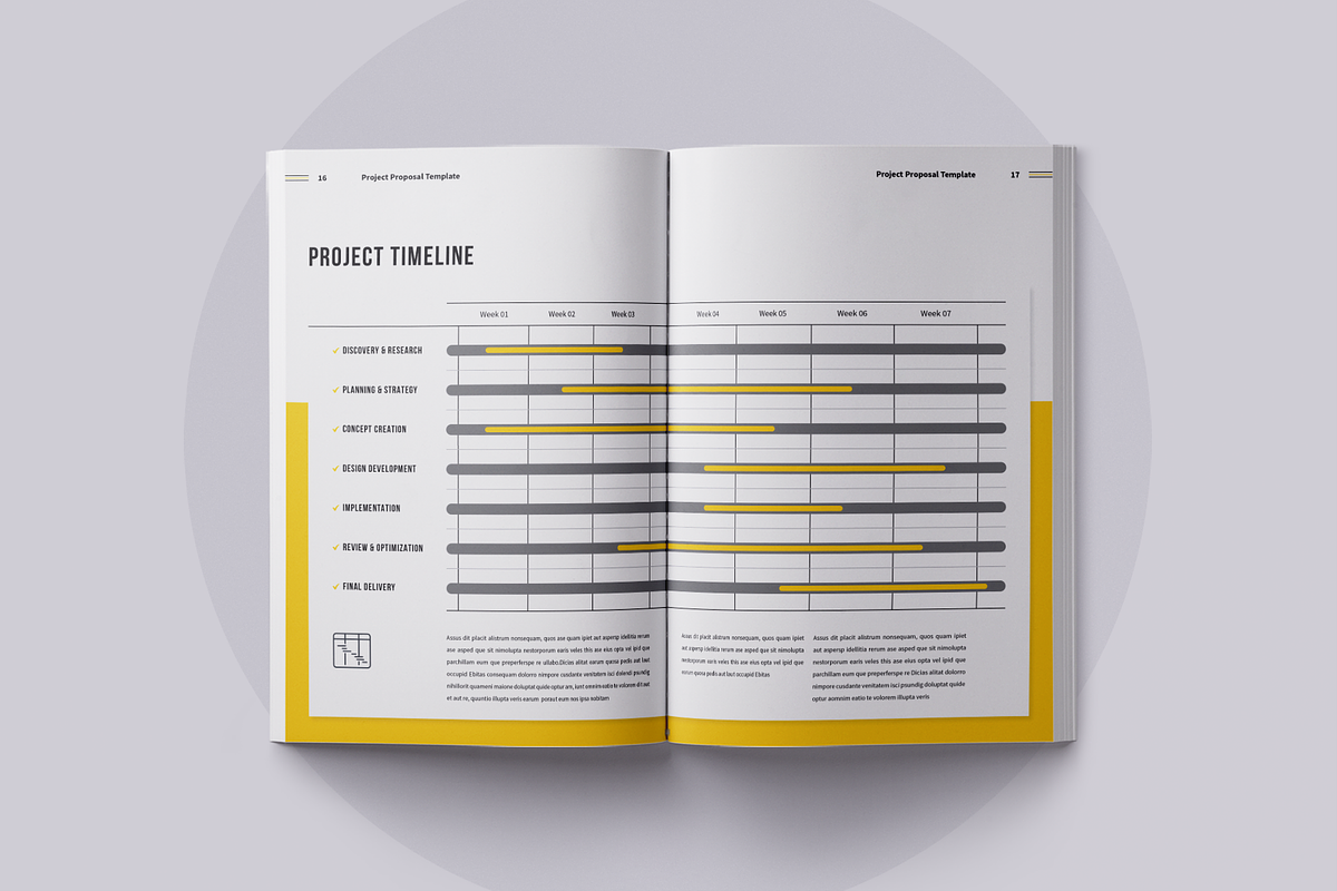 Proposal Template | Canva, a Brochure Template by ArtisticLand (Photo 6 of 10)