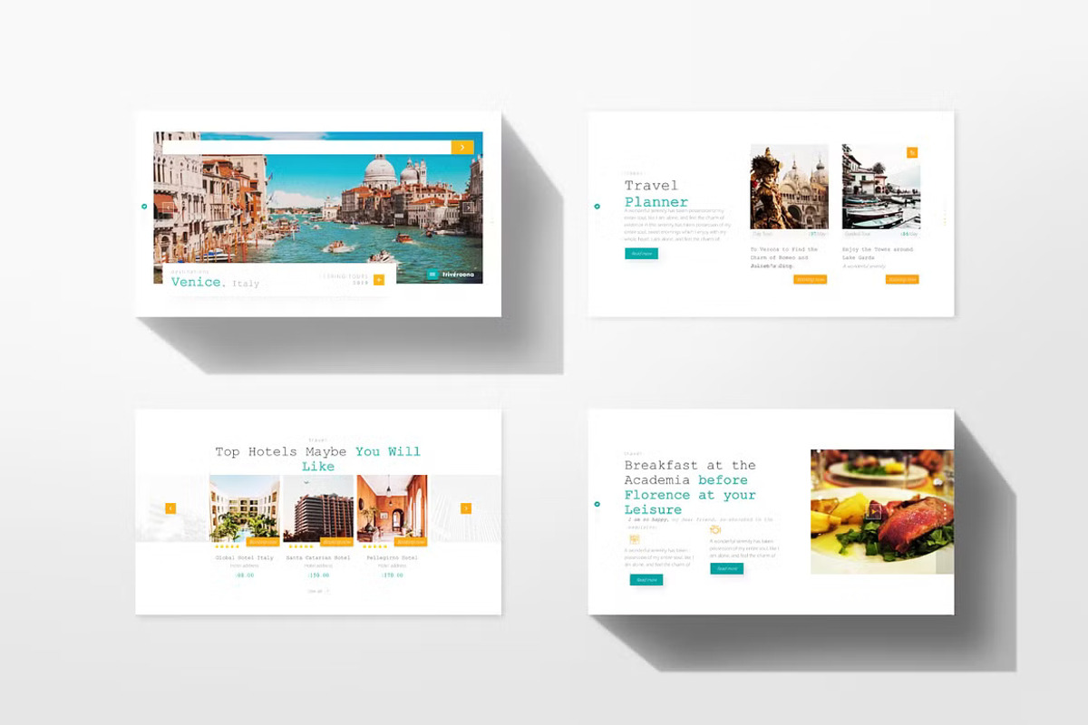 Travel Theme Powerpoint Template, a Presentation Template by GearShift (Photo 3 of 7)