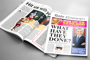 Tabloid Newspaper Template