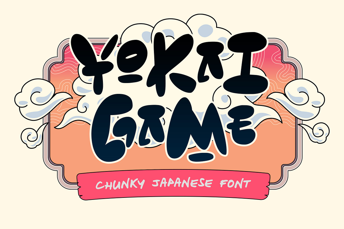 Yokai Game - Japanese Anime Font, a Sans Serif Font by Typia Nesia (Photo 6 of 13)