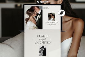 Showit Template Wedding Photographer, a Websites & App Template by Superhero Design Co.