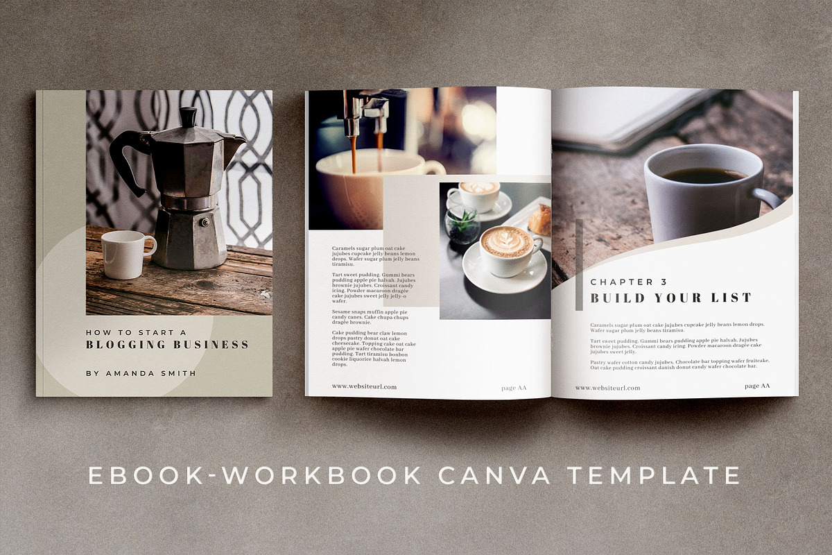 eBook-Workbook Canva Template-Maine, a Magazine Template by Studio Sugoi (Photo 1 of 10)