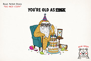Cat and Animals Funny Birthday PNG, a Graphic by GlitterCraft (Thumbnail 91 of 101)