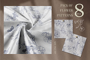 Skull and flowers poster set, a Texture Illustration by LanaDzi (Thumbnail 8 of 10)