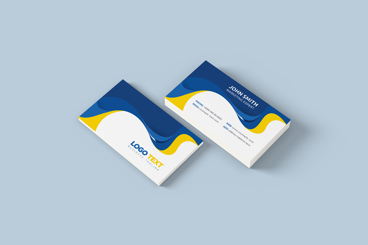 Unique Business Card Design, a Business Card Template by MRI STUDIO (Photo 7 of 10)