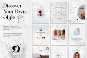 White Spiritual Instagram Posts, a Social Media Template by Under My Cozy Roof (Thumbnail 2 of 11)