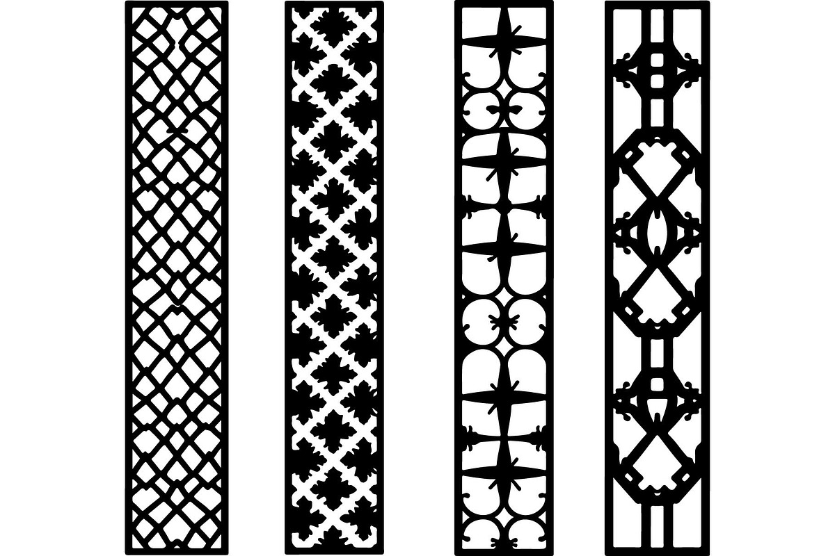 Geometric Pattern Panel Set, an Object Graphic by abu67222 (Photo 2 of 13)