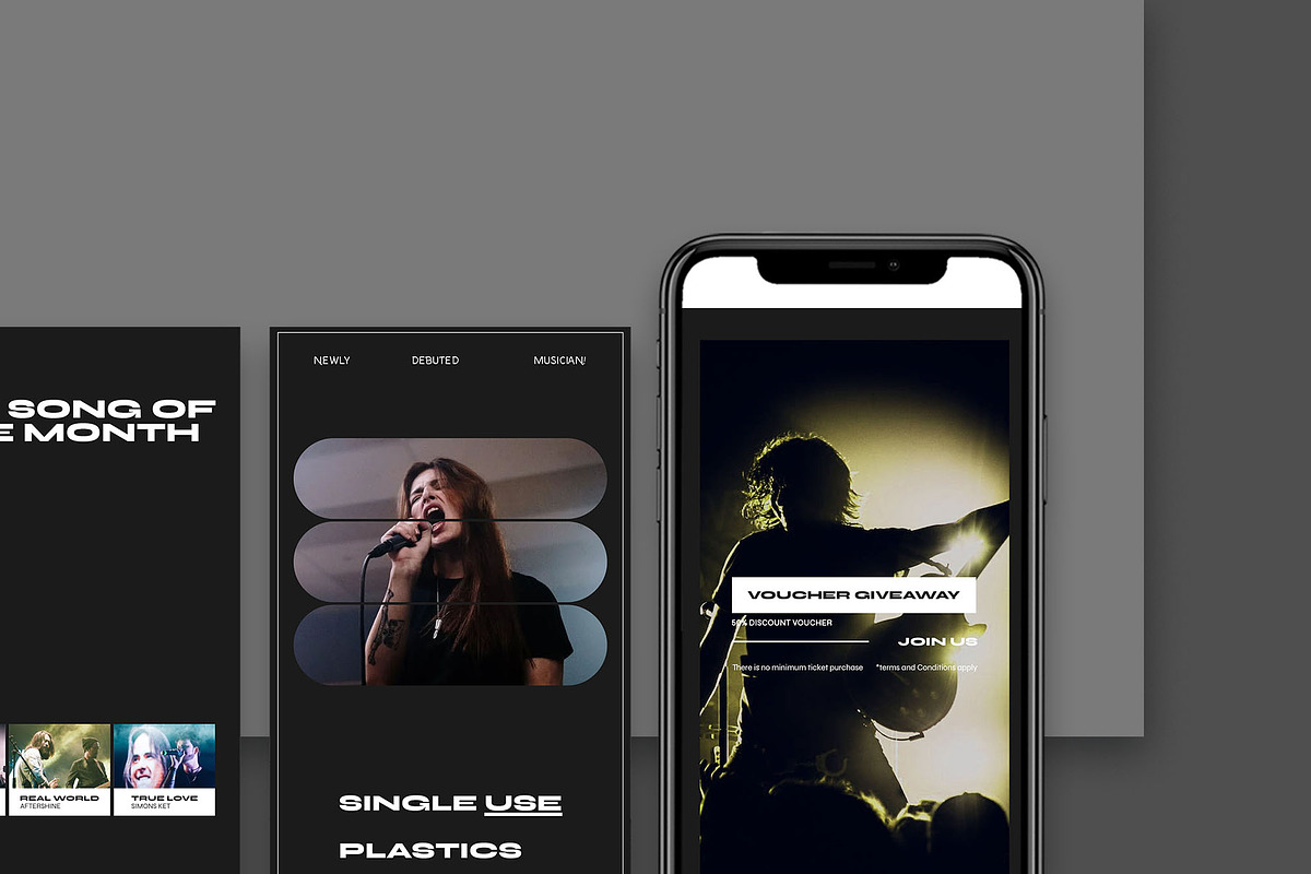 Hertz Music Instagram Template | PSD, a Social Media Template by Azruca (Photo 6 of 8)