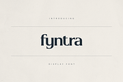 Fyntra – Modern Elegant Display Font, a Serif Font by Only Fonts (Thumbnail 1 of 11)