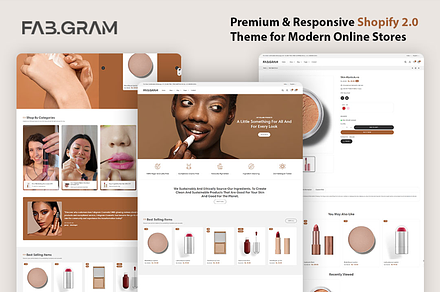 Skincare & Cosmetics Shopify Theme