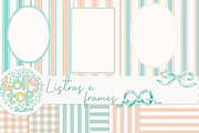 Stripes, Plaid, and Frames Collectio, an Illustration by Lolytop Studio (Thumbnail 1 of 7)