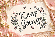 Sweetly Dreamy Playful Font, a Handwritten Font by cocodesign (Thumbnail 2 of 8)
