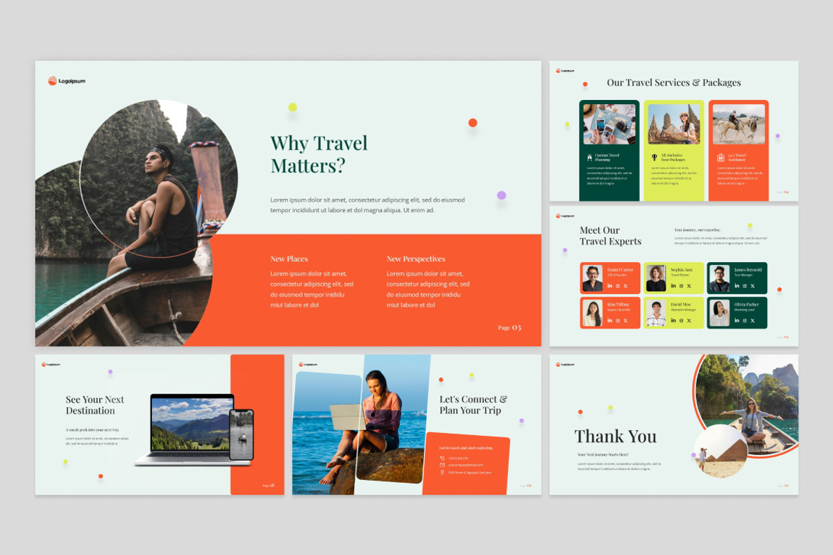 Modern Travel Presentation PPT, a Presentation Template by Antstheme (Photo 2 of 2)