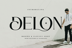 Delon - Stylish Serif Font