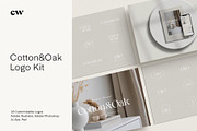 Cotton Minimal Logo Kit PSD,AI,EPS, a Branding & Logo Template by Studio Witzenhausen (Thumbnail 1 of 10)