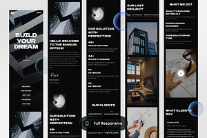 Bangun - Architecture Landing Page