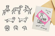 85 Hand-Drawn Dogs Procreate Stamps, a Brush Add-On by Veronika Gotovceva (Thumbnail 5 of 8)
