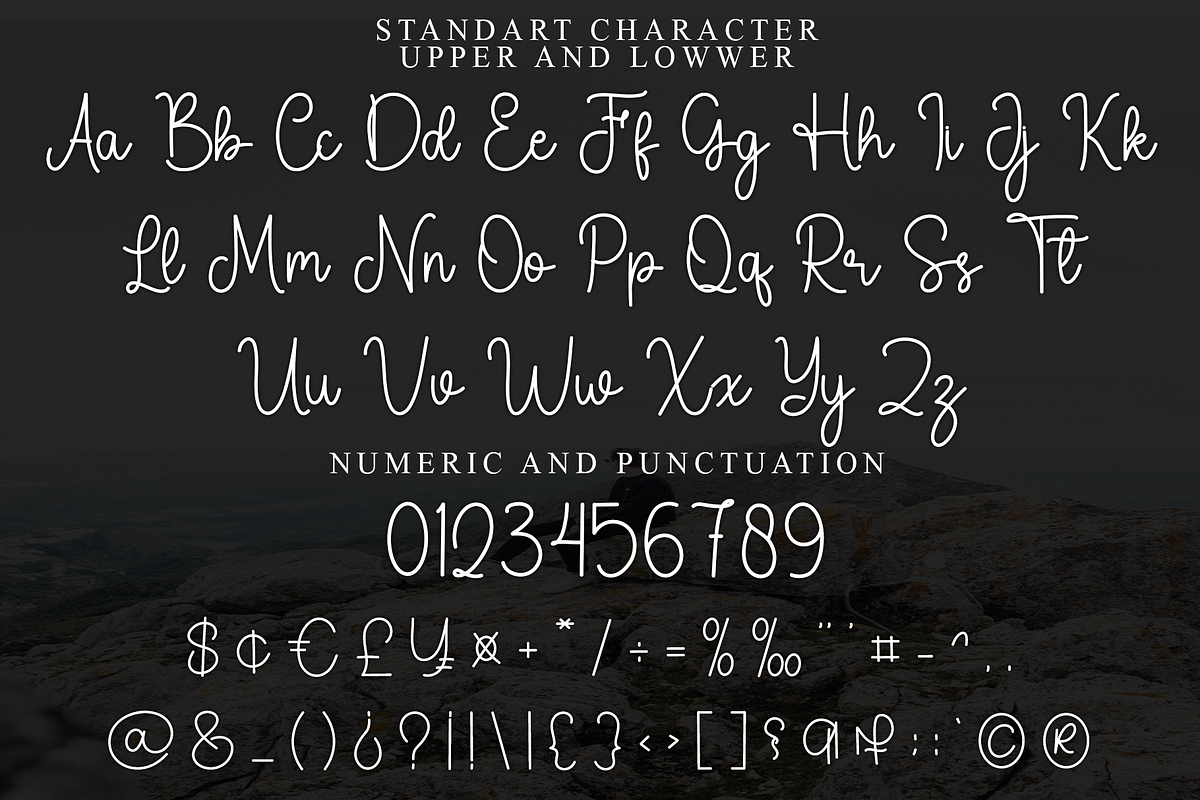 Sweety, a Script Font by FreshTypeINK (Photo 4 of 8)