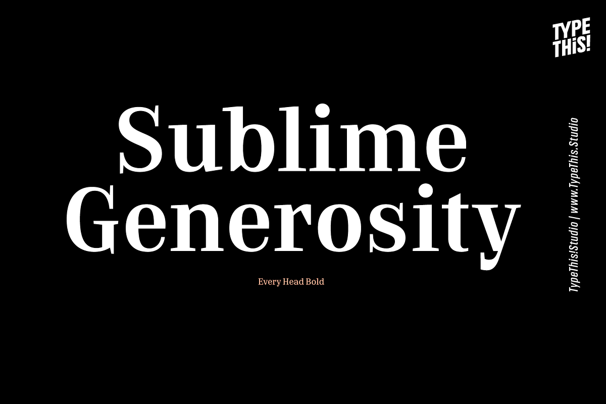 Every Core, a Serif Font by TypeThis!Studio (Photo 3 of 10)