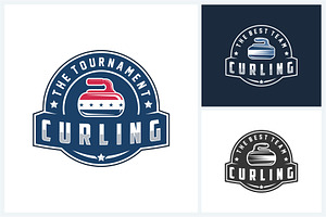 Curling Sport Logo Design Template, a Branding & Logo Template by jundio studio