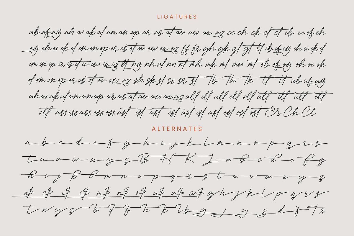 Victoria Montera Monoline Signature, a Script Font by stylishtype.co (Photo 19 of 20)