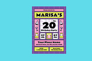 Creative Birthday Party Invitation, a Card Template by Neermana (Thumbnail 4 of 4)