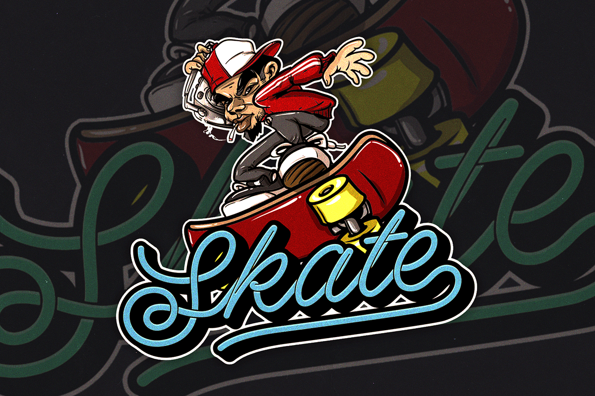 Spagheti Script - Stenciled Font preview 6