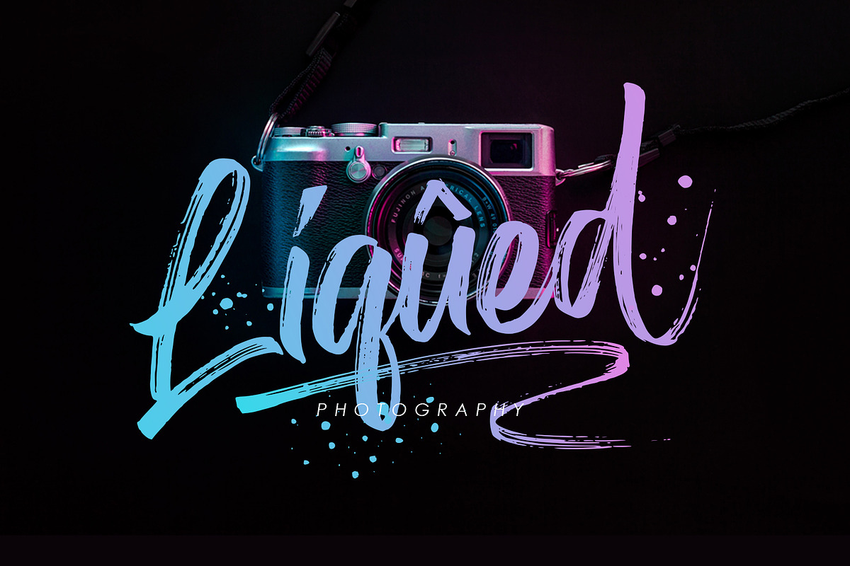 Birdrockers || Realistic Brush Font preview 6