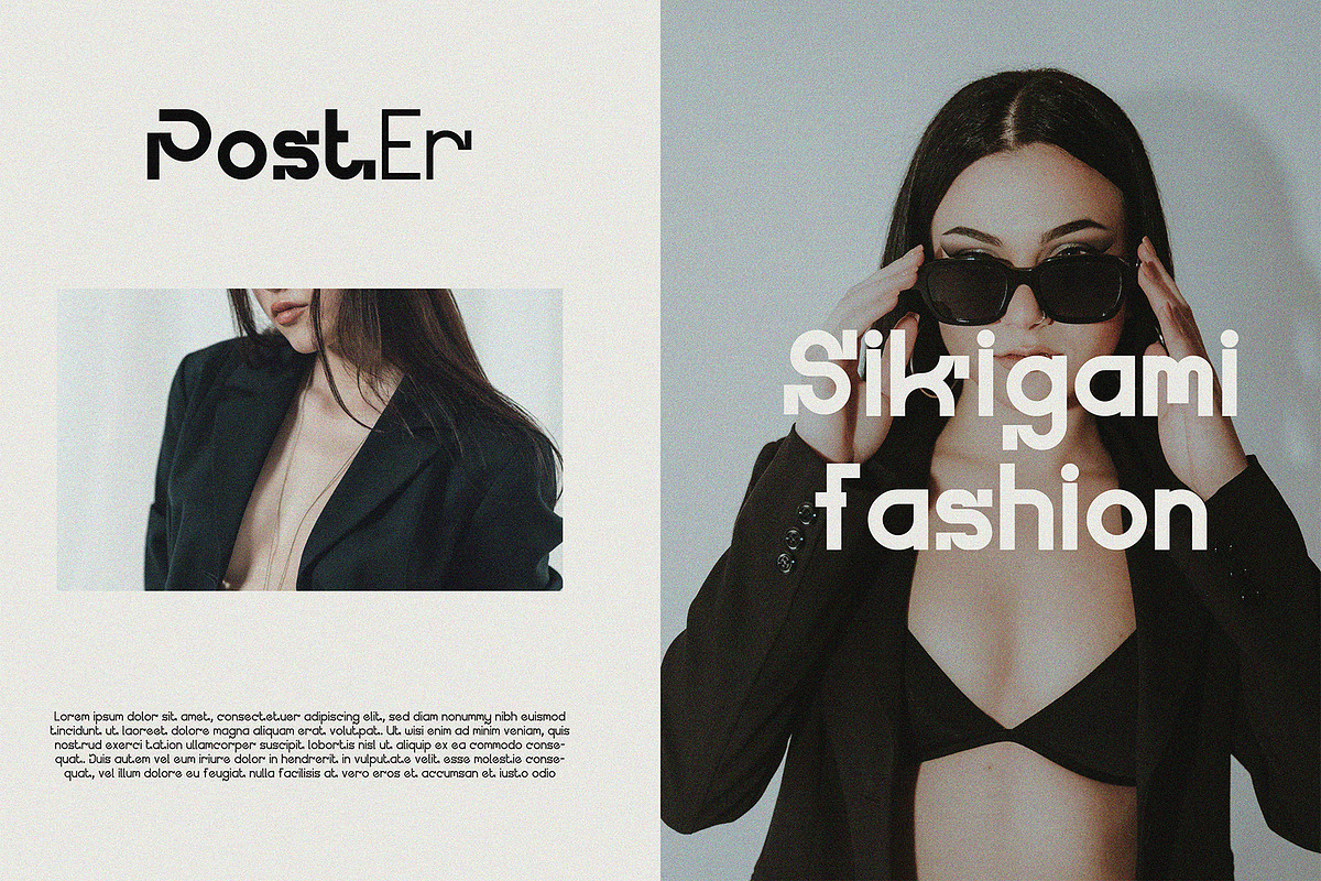 Sikigami - Family Font, a Sans Serif Font by Boril Std (Photo 12 of 13)