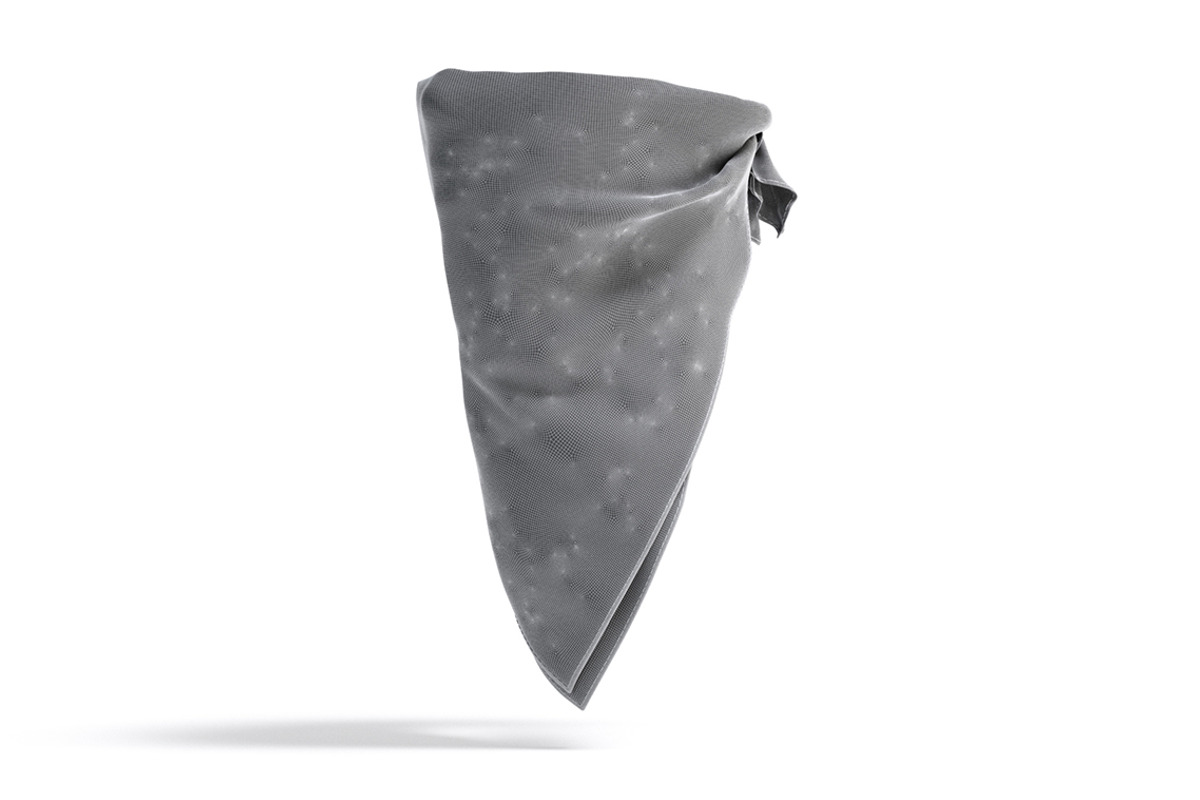 Black Face Wrap Bandana 3D Model, an Object 3D Model by rebrandy (Photo 9 of 9)