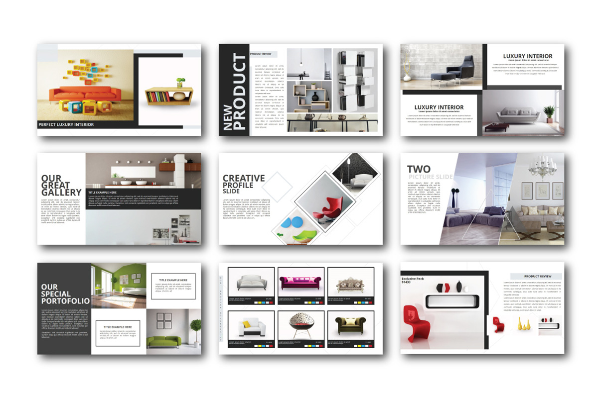 Furniture Powerpoint Presentation, a Presentation Template by Defa Visual (Photo 5 of 7)