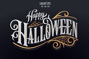 Happy Halloween logotype, a Poster Template by Anna's Lettering (Thumbnail 1 of 3)