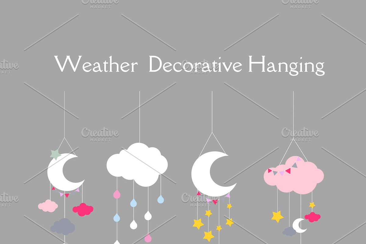 Weather Decorative Hanging, a Graphic by PKshop (Photo 3 of 3)