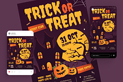 Modern Halloween Flyer Set, a Flyer Template by Annora Studio (Thumbnail 2 of 6)