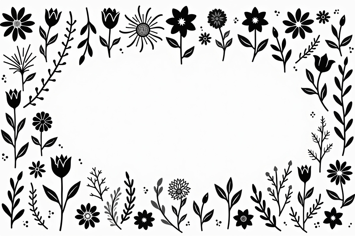 Simple Botanical Doodle Pack, an Illustration by Gfx_Store (Photo 7 of 10)
