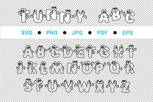 Funny Letters Alphabet