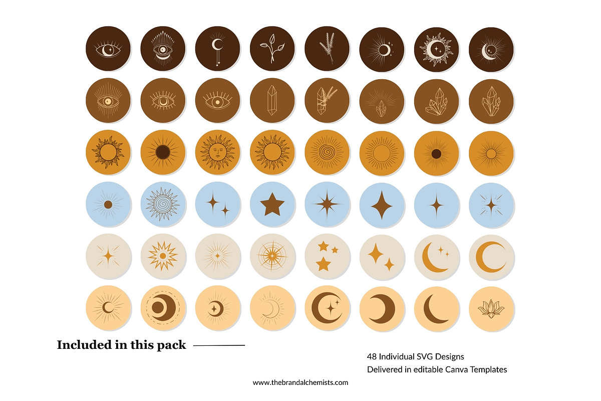 Golden Hour Highlight Covers, a Social Media Template by The Brand Alchemists (Photo 5 of 9)
