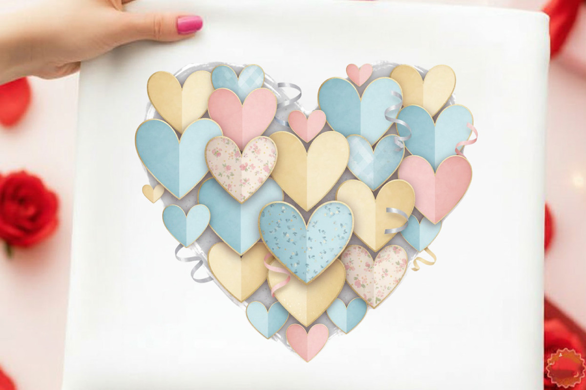 Hand Painted Valentine’s Day Heart P, an Illustration by designcity5 (Photo 3 of 9)