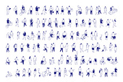 150+ Isometric Line People Set, a Person Illustration by Vector_Art (Thumbnail 16 of 16)