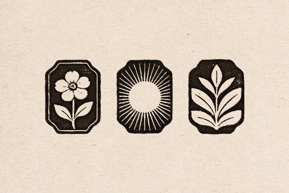 Vintage Stamp Elements, an Object Graphic by Design Squad (Photo 3 of 4)