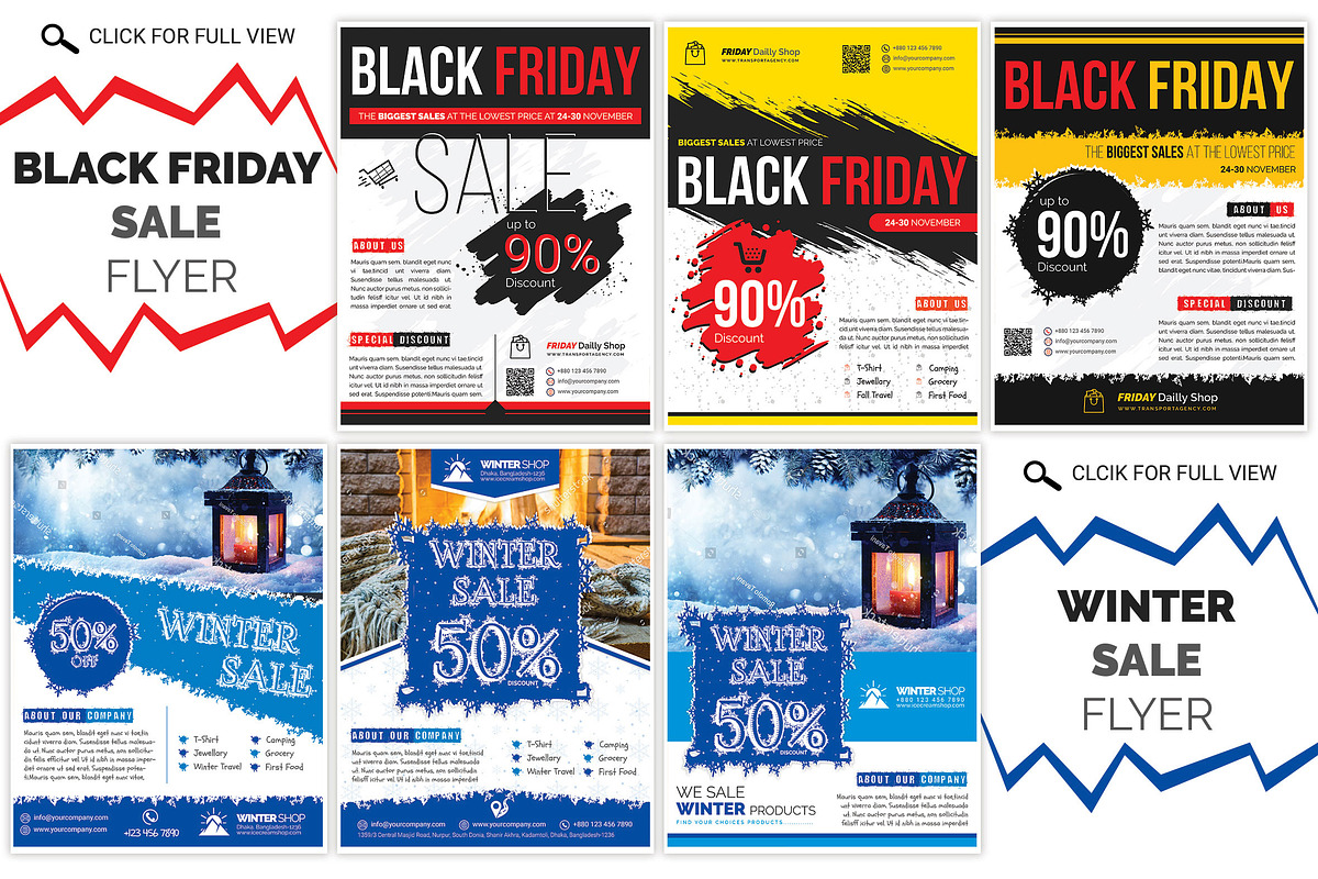 120 Corporate Flyer & Poster Bundle, a Flyer Template by Imagine Design Studio (Photo 18 of 33)