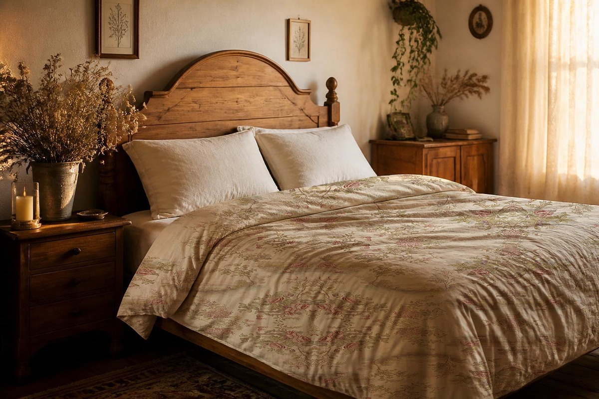 Rustic Bedroom Mockup PSD, a Household Mockup by elfy creative (Photo 1 of 4)
