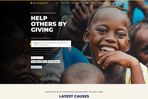 LT Charity Onepage WordPress Theme