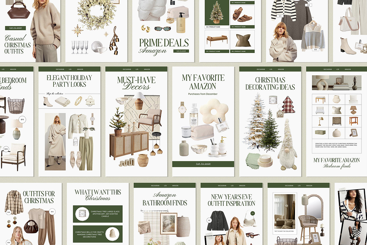 40 Christmas LTK Instagram Story, a Social Media Template by Amaré Creative (Photo 4 of 6)