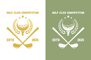 Golf Competition Logo Design Icon, a Branding & Logo Template by Morvana Crew